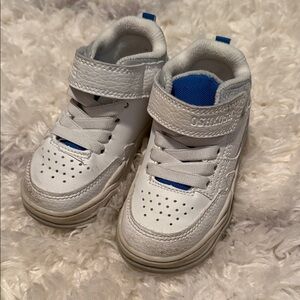 OshKosh B'gosh White and Blue Toddler Sneakers